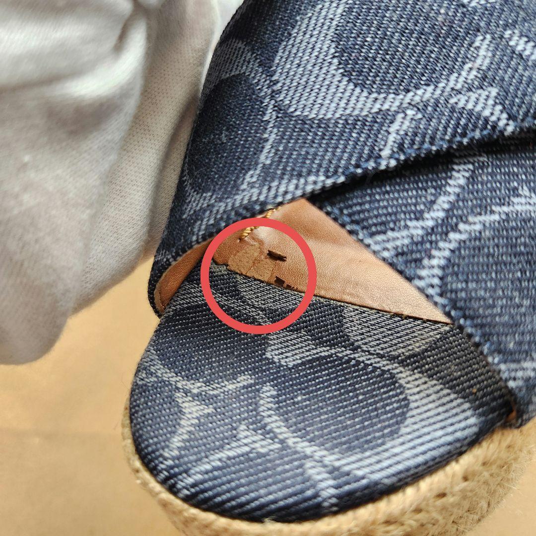 COACH デニムサンダル