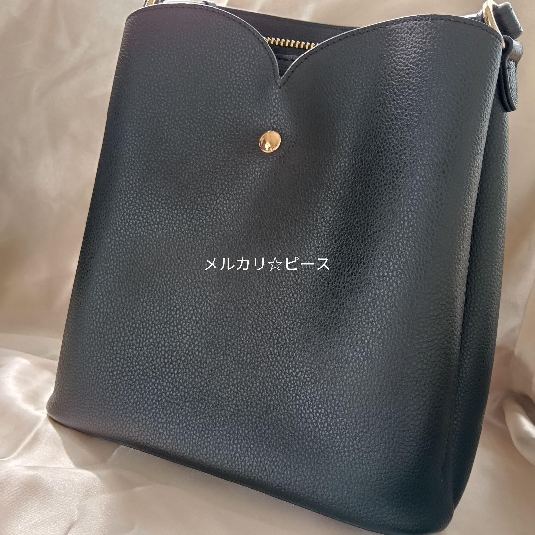 VIS ビス ハートカットバッグ ブラック①