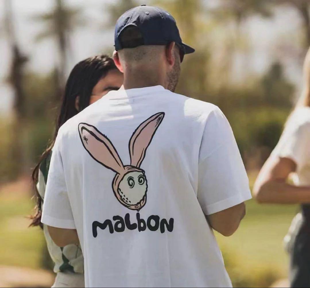 即発送Malbon ゴルフウエア半袖ユニセックスウサギデザイン T