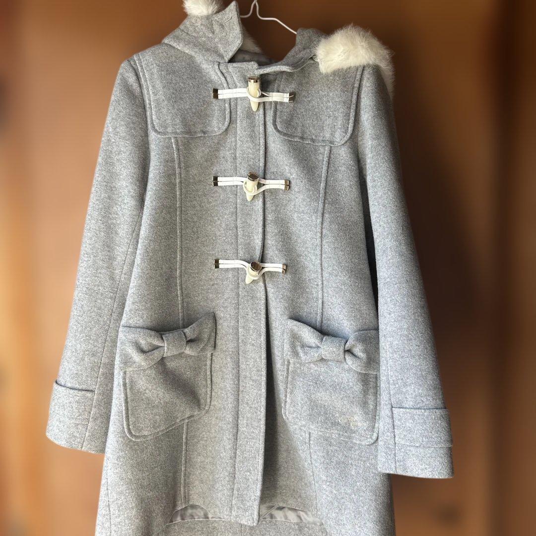 ︎メゾピアノ グレー ダッフルコート 160cm コート160cm mezzo piano