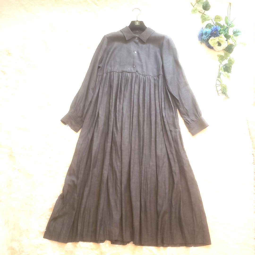 リネン混mizuiroind