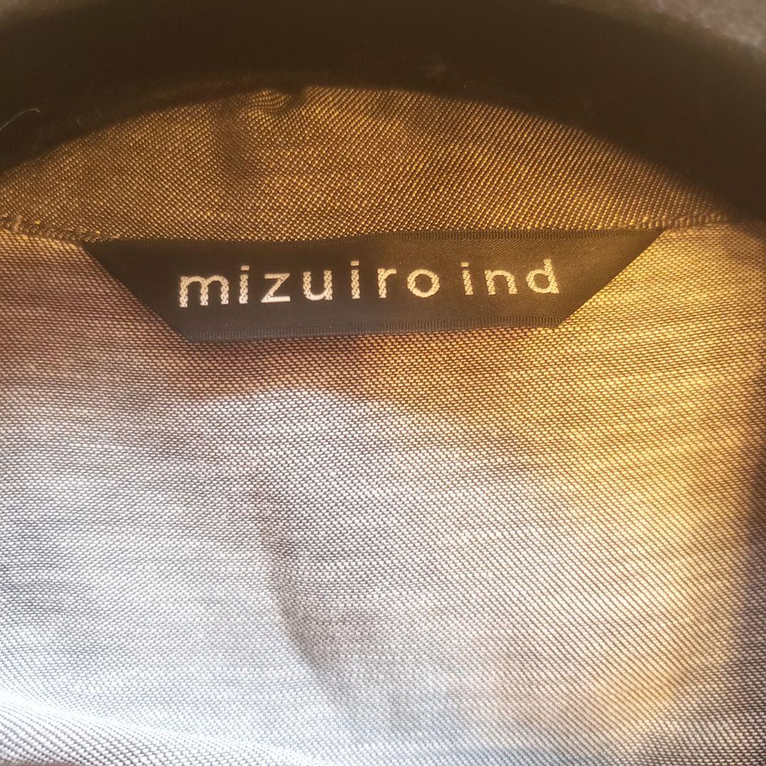 リネン混mizuiroind