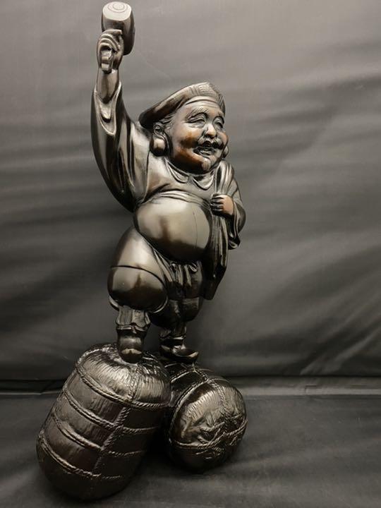 新素材新作 銅製 七福神 大黒天 彫刻 古美術 アンティーク 骨董 風水 開運 置物 金運 - 置物
