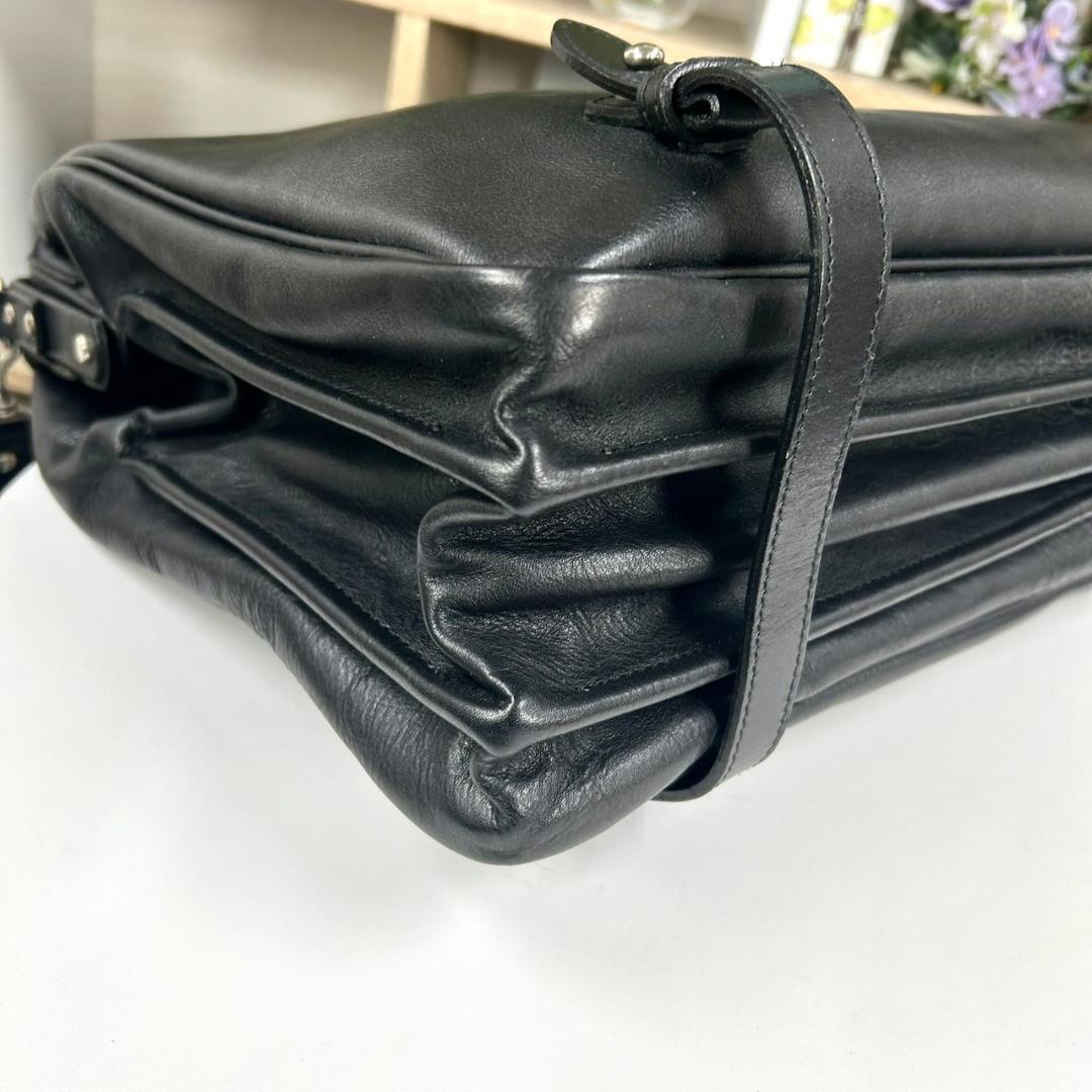 超美品 aoki 名作 ダレスバッグ オールレザー 一生物