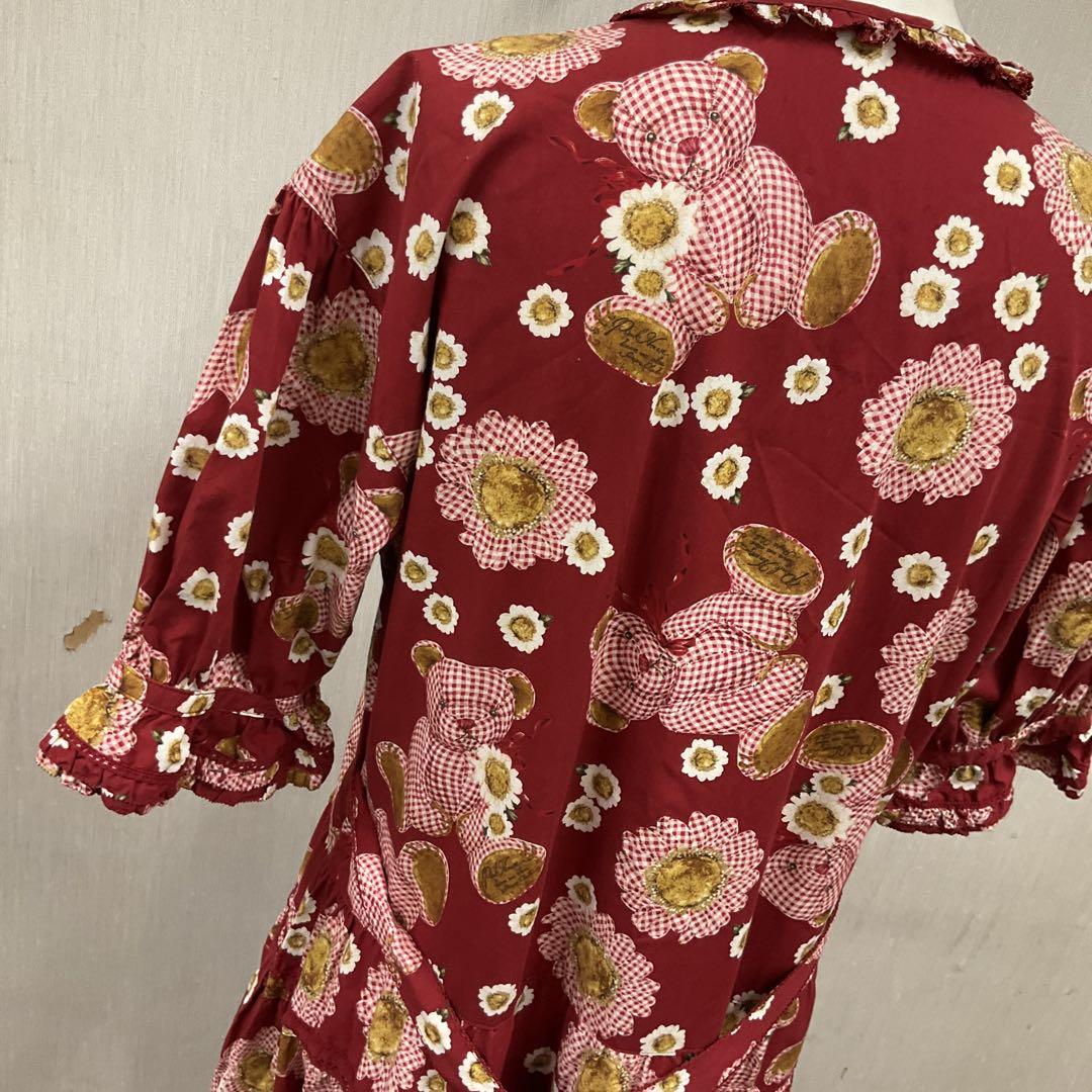 人気定番の PINKHOUSE テティべア雛菊ワンピースフリル＃713 ワンピース