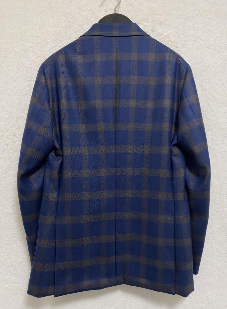 【新品同様】秋冬物 ユナイテッドアローズ メンズ ジャケット 46 M 青×茶