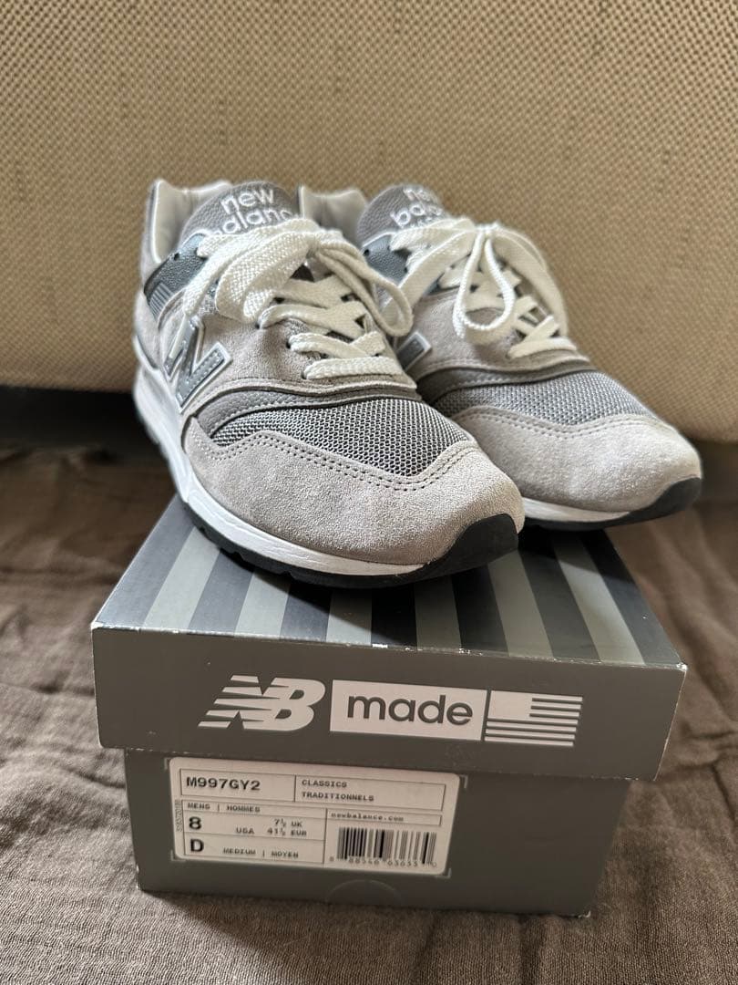 サイズ交換OK】 newbalance ニューバランス M997 GY2 26センチ