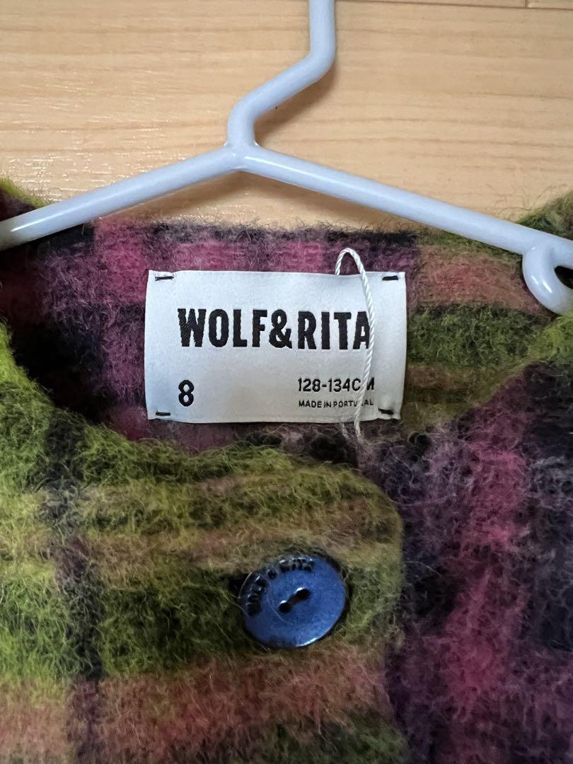大幅値下げ！！wolf&rita チェックジャケット　コート　8y 新品