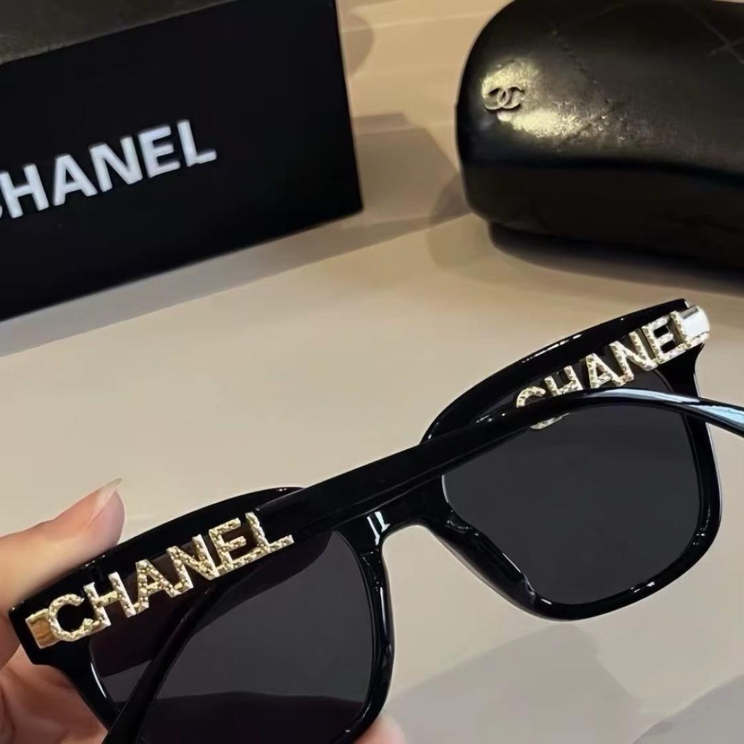 CHANEL ブラック キャットアイ サングラス CHANEL ブラック キャットアイサングラス - メルカリ