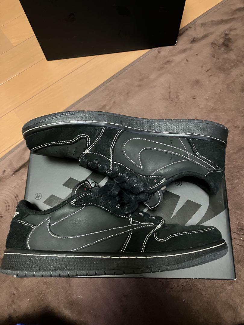 Travis Air Jordan1 Low OG ブラックファントム