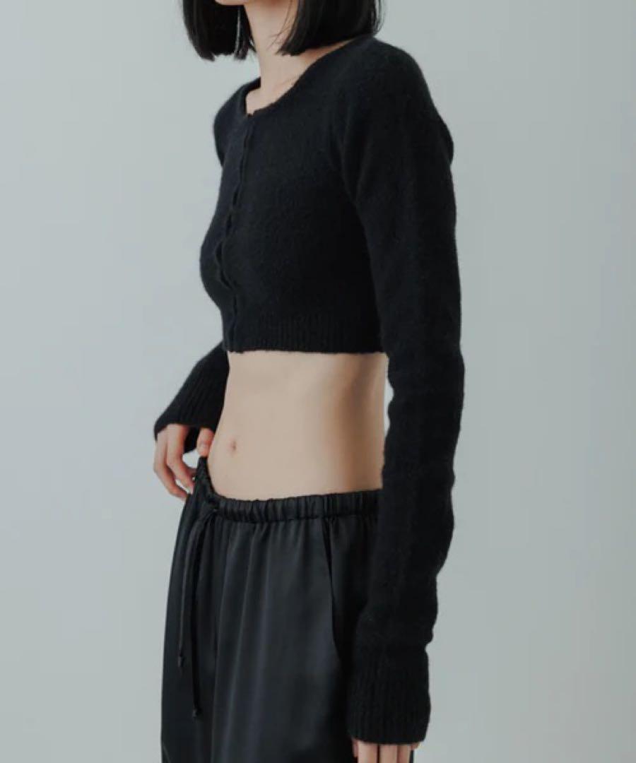 yo BIOTOP Cashmere hock cardigan ブラック