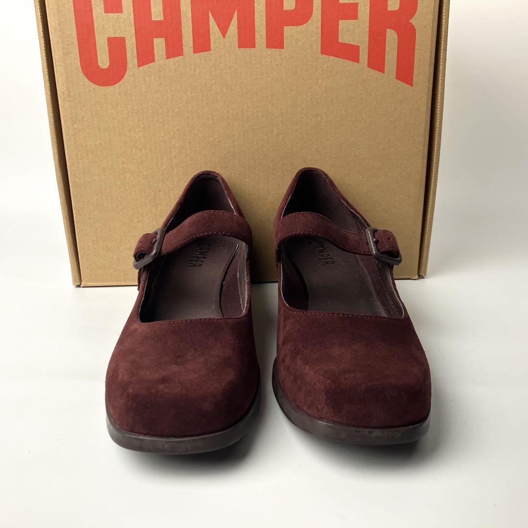 美品】CAMPER メリージェーン kobo チャンキーヒール ストラップ