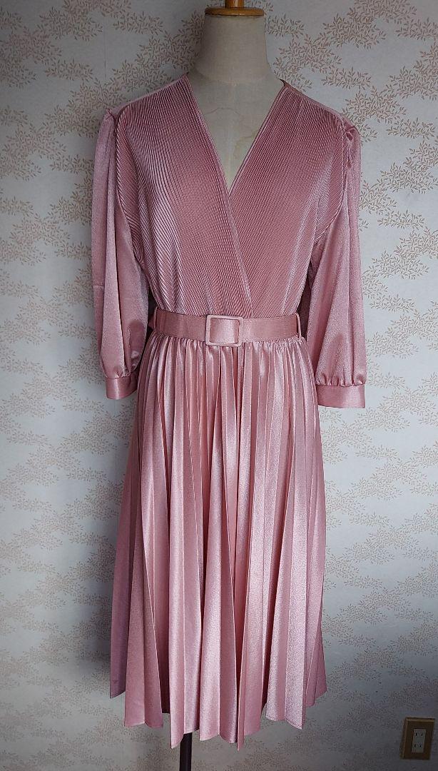 ワンピース ワンピ vintage ヴィンテージ 古着 ドレス プリーツ PK