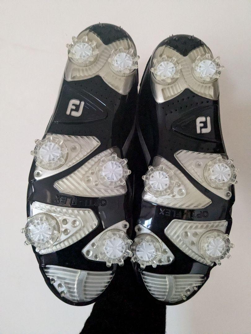 FootJoy ゴルフシューズ 黒　24.5 箱なし