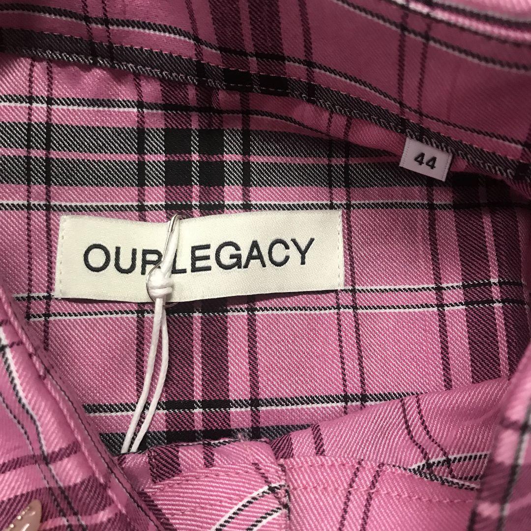 OUR LEGACY CHECK SHIRT ピンク チェックシャツ メンズウェア