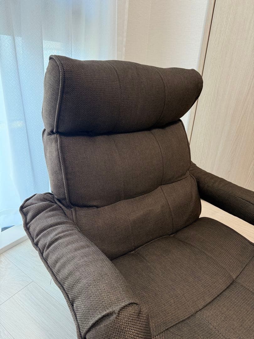 座椅子 リクライニング 肘掛け ハイバック 座いす 1人掛け 座椅子 リクライニング 肘掛け ハイバック 座いす 1人掛け