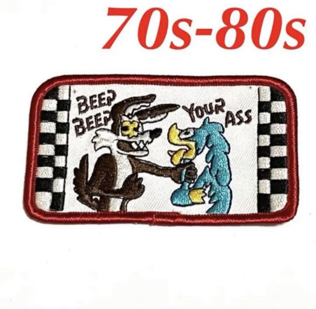 70s-80s ワッペン ビンテージ ホットロッド ロードランナーアメ