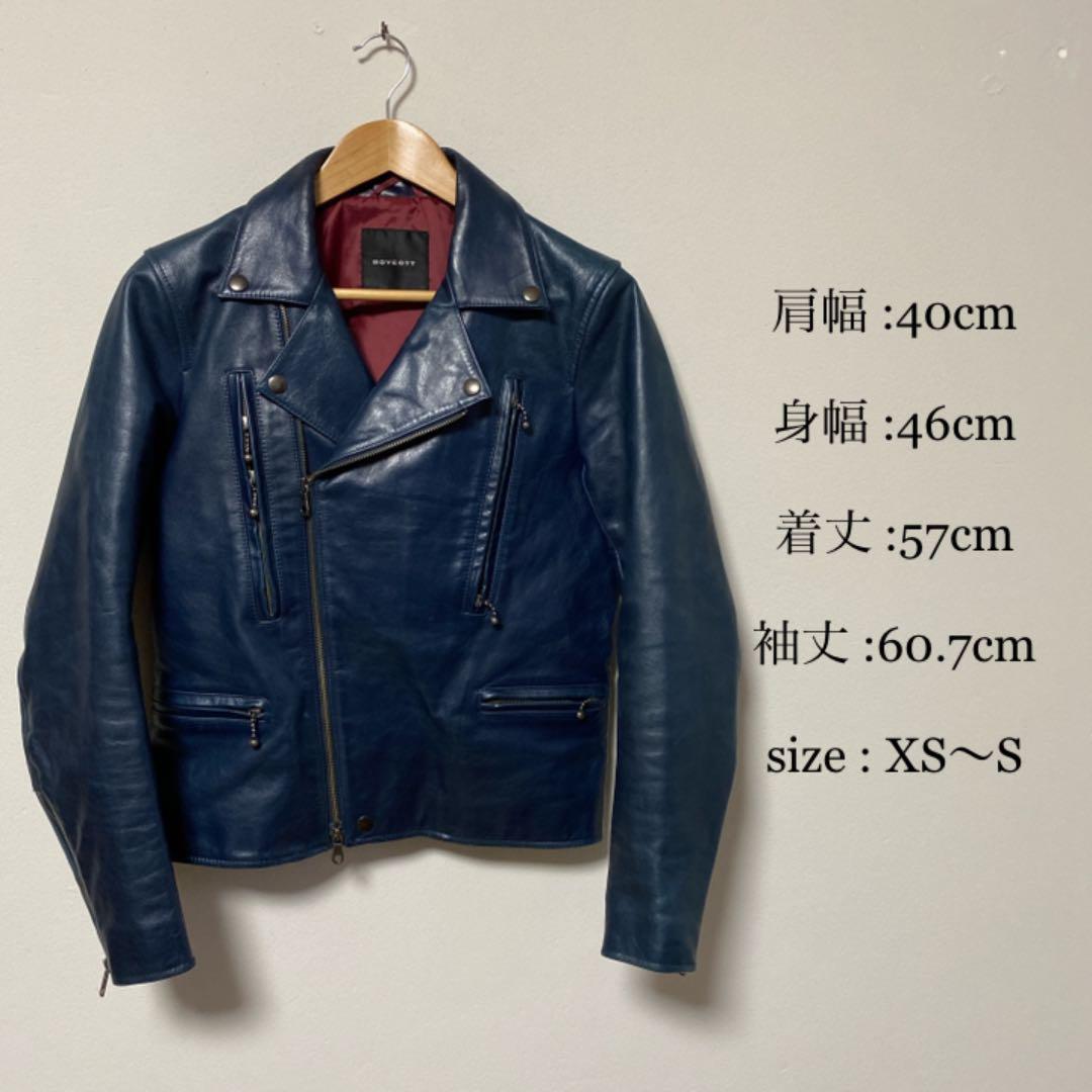 最新作得価 無骨品 Used Double Blue riders jacket. OMRoW-m53145149499 新作入荷低価