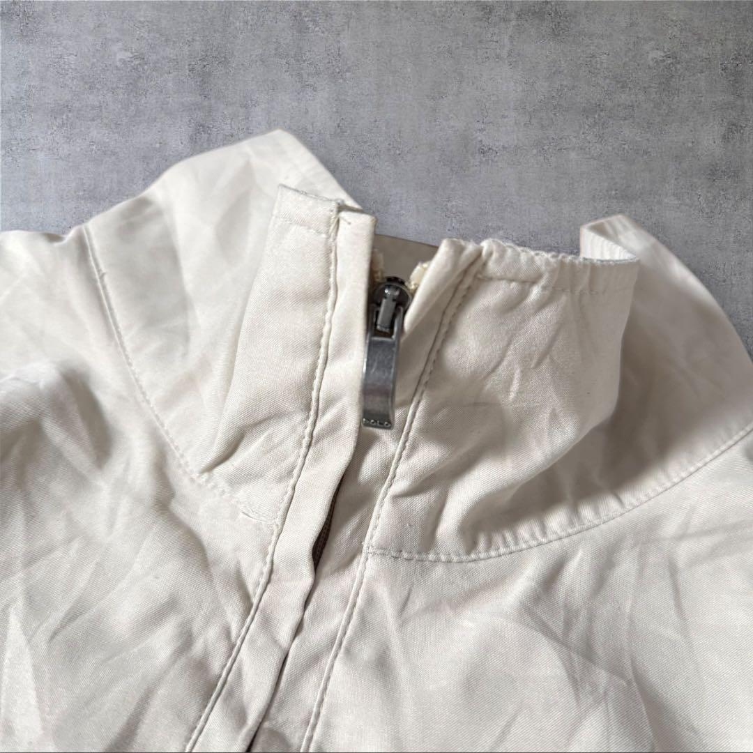 【732】90年代RALPH LAURENハーフジップアノラック刺繍ロゴ短丈