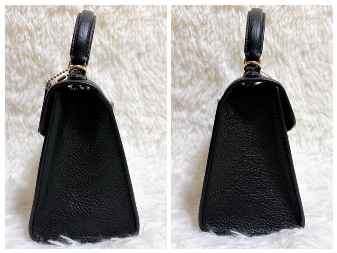 【未使用級】コーチ COACH ショルダーバッグ 2way ペッパー サッチェル