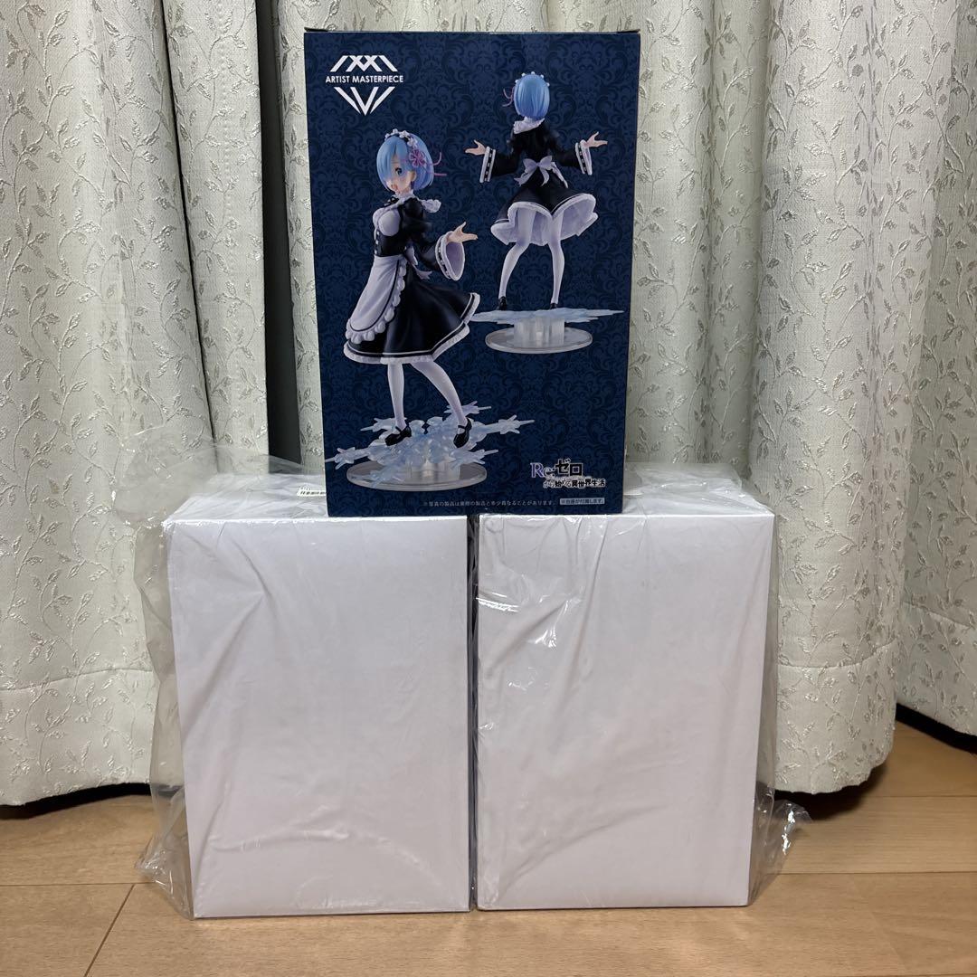 Re:ゼロから始める異世界生活　AMP レム フィギュア　3個セット