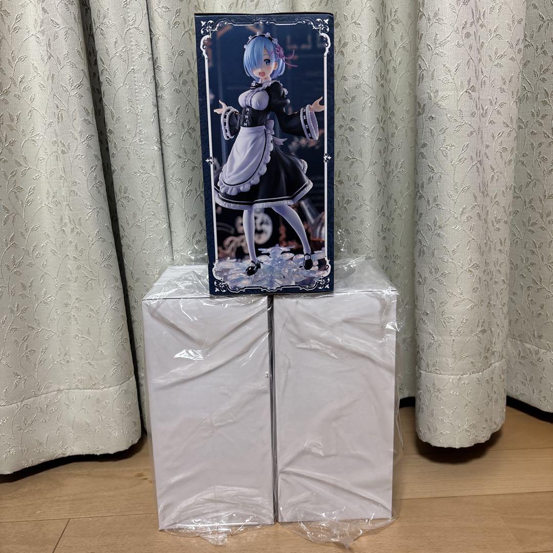 Re:ゼロから始める異世界生活　AMP レム フィギュア　3個セット