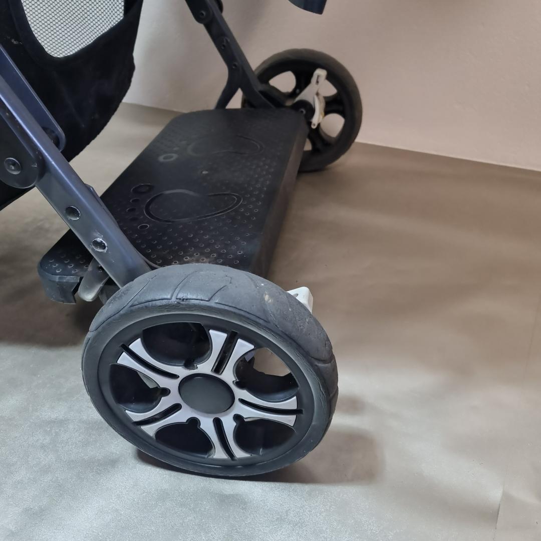 【美品】カトージ　二人乗り　ベビーカー　二人でゴー レインカバー付き