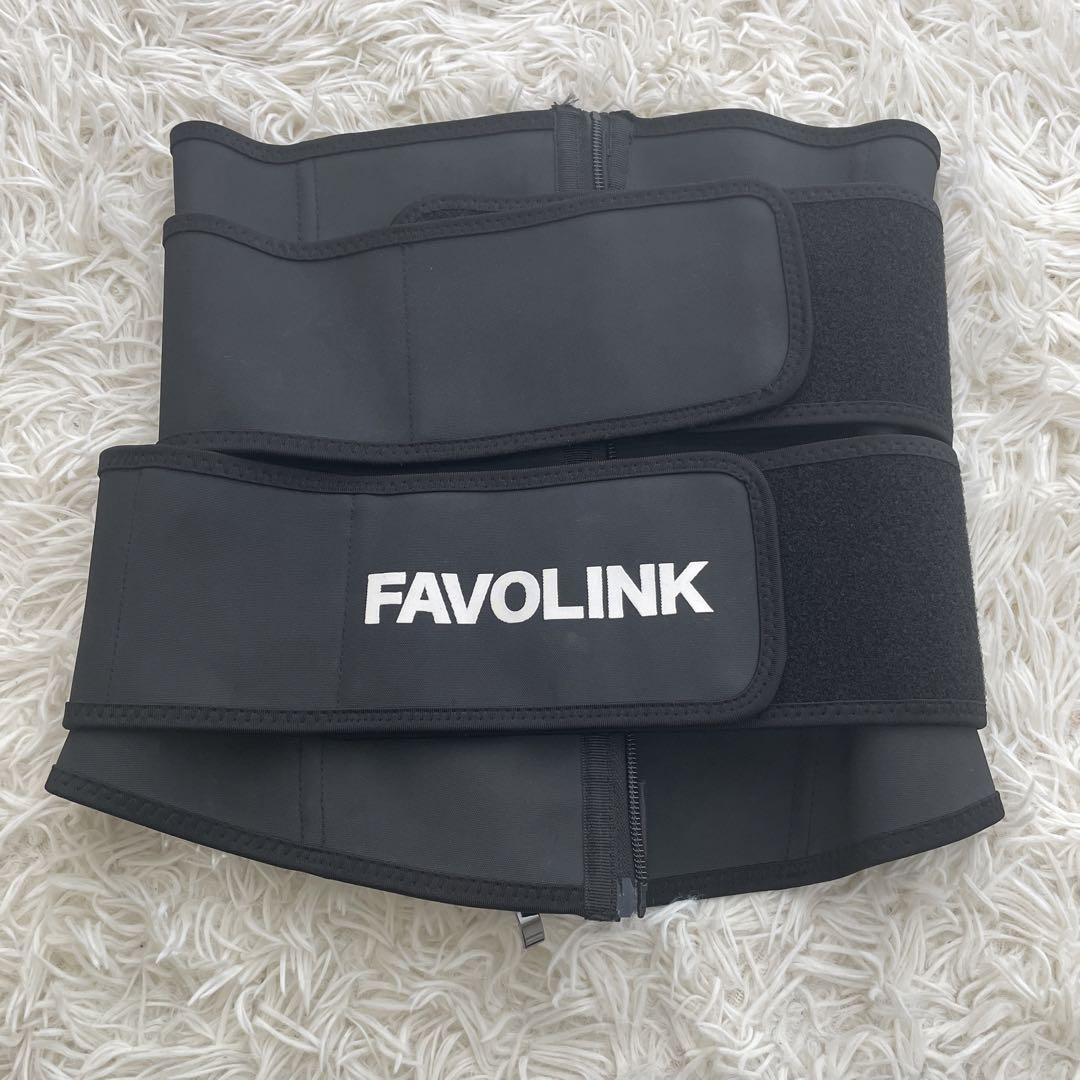 FAVOLINK ウエストシェイパー ダブルベルト 安井友梨 ウエストシェイパー