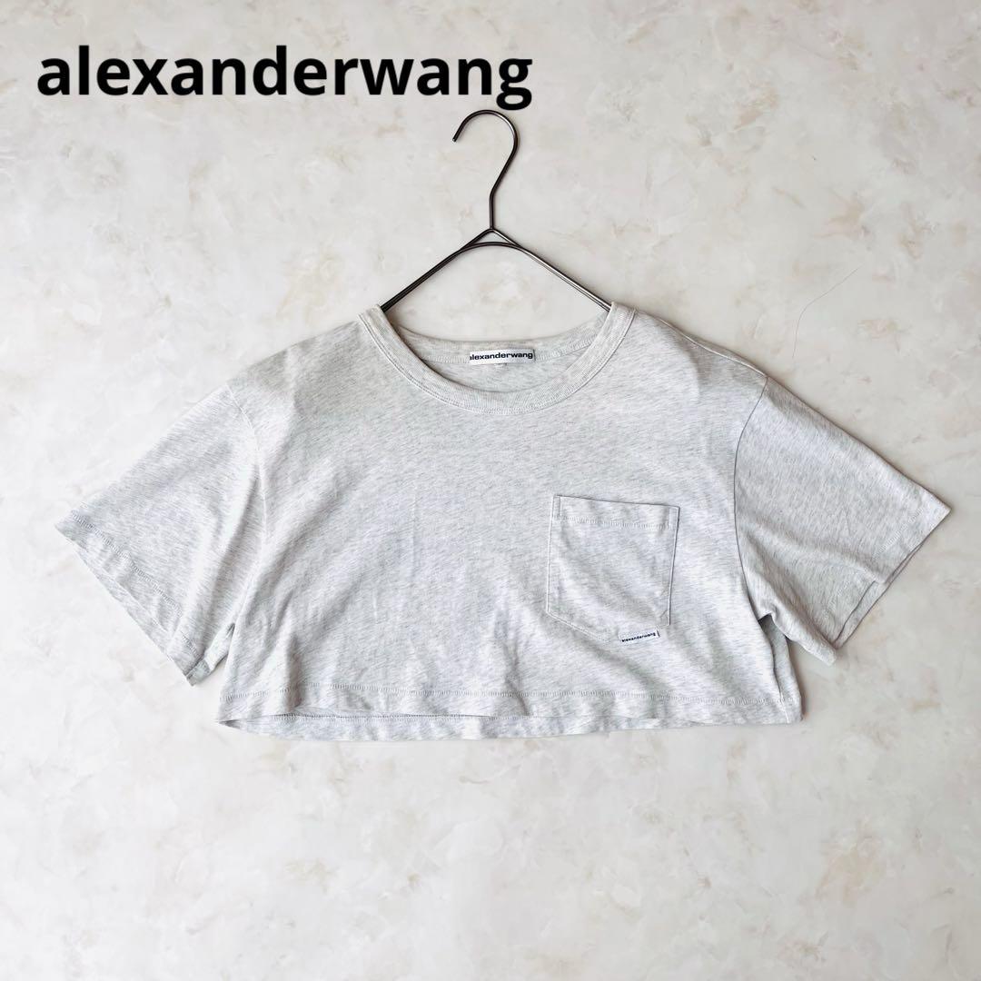 alexanderwang アレキサンダーワン 半袖Tシャツ クロップド丈 XS