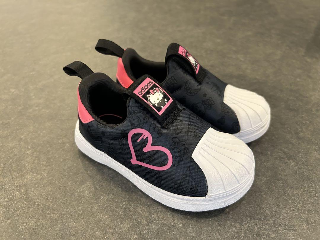 14cm 試着のみ adidas スニーカー オリジナルス × ハローキティ