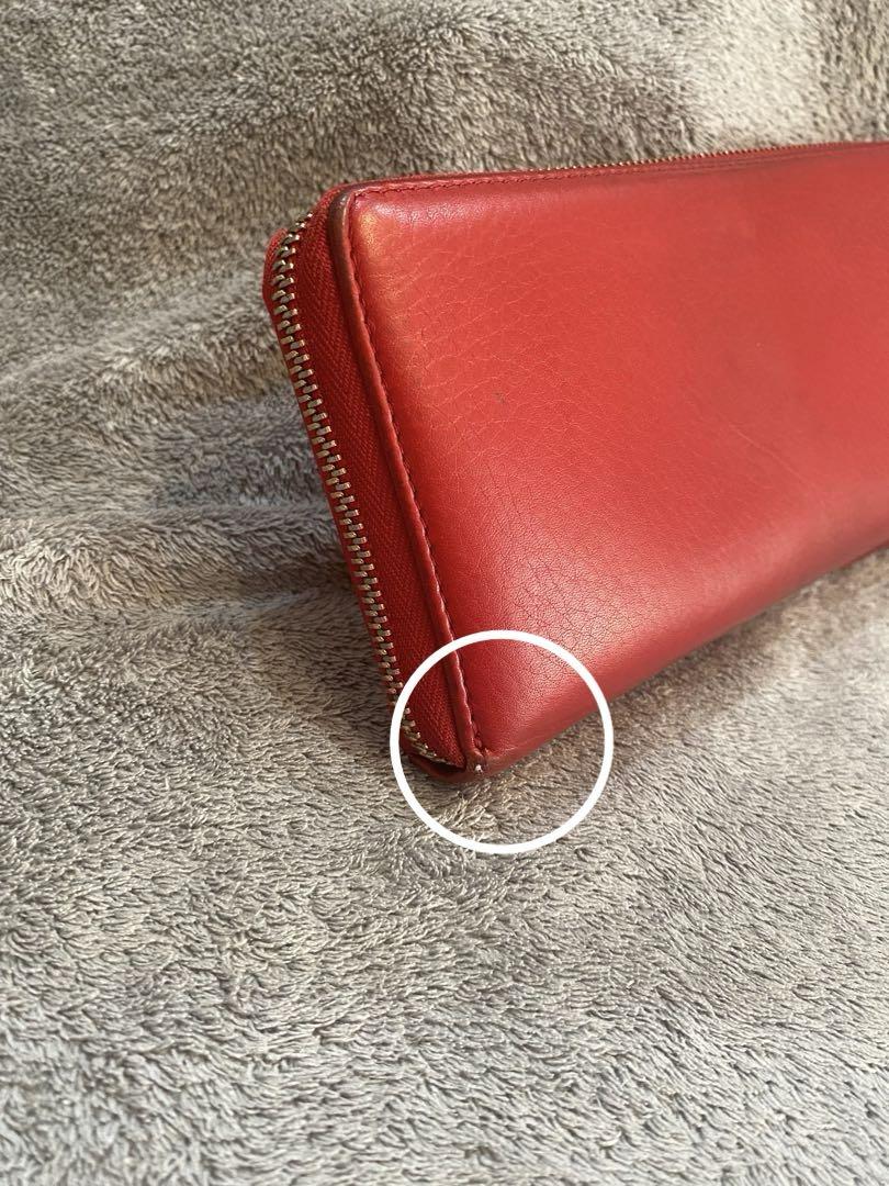 GUCCI 長財布 ソーホー ラウンドファスナー タッセル レッド