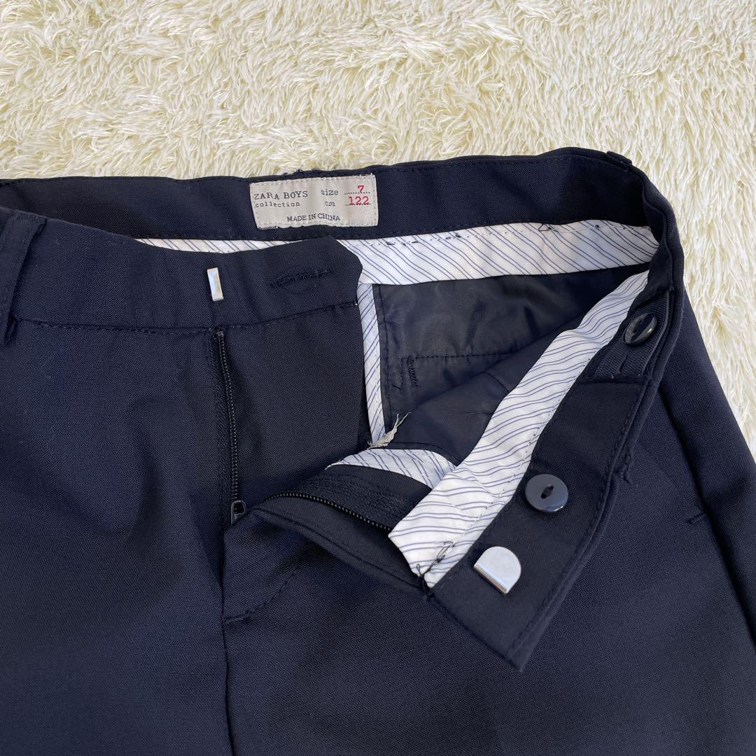 【ZARA 美品】 122 キッズ スーツ セットアップ  ネイビー ジャケット