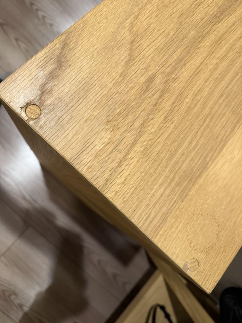 無印良品　スタッキングシェルフ・5段×2列・オーク材