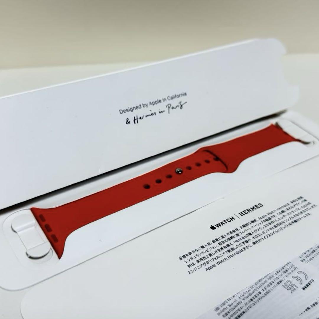 Apple watch HERMES オレンジ ラバーバンド HERMES