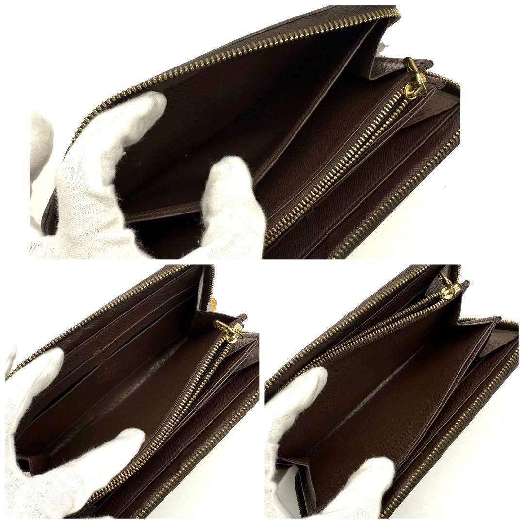 【極上美品】ルイヴィトン ダミエ エベヌ ジッピーウォレット 長財布 【極上美品】ルイヴィトン ダミエ エベヌ ジッピーウォレット 長財布