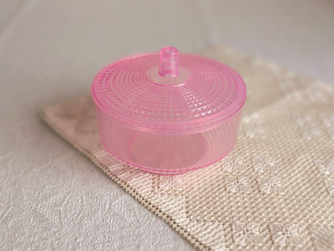 【kiki さま】* vintage container ୨୧ * 桜色小物入れ