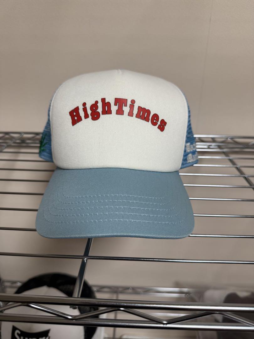 ワコマリア　HighTimes メッシュキャップ ホワイト/ブルー