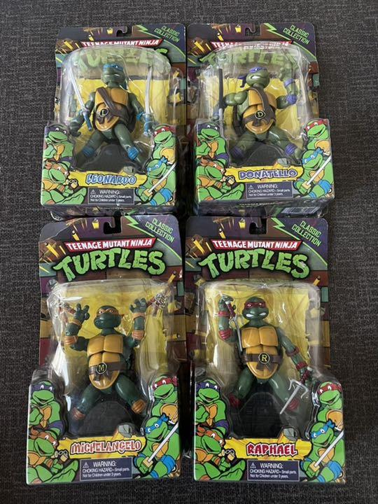 タートルズ フィギュア 4体セットTURTLES