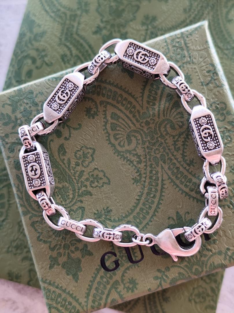 本物　GUCCI　ブレスレット　シルバー