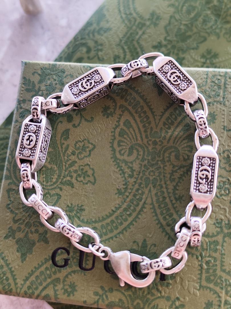 本物　GUCCI　ブレスレット　シルバー