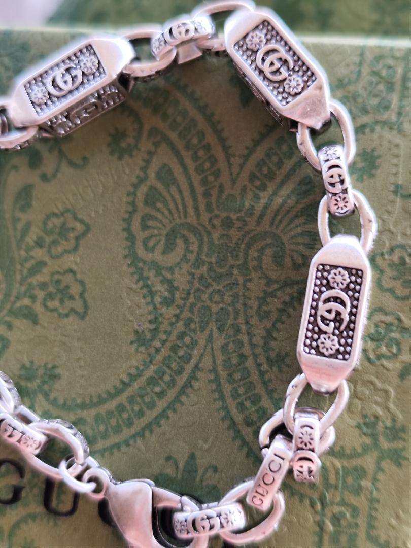 本物　GUCCI　ブレスレット　シルバー