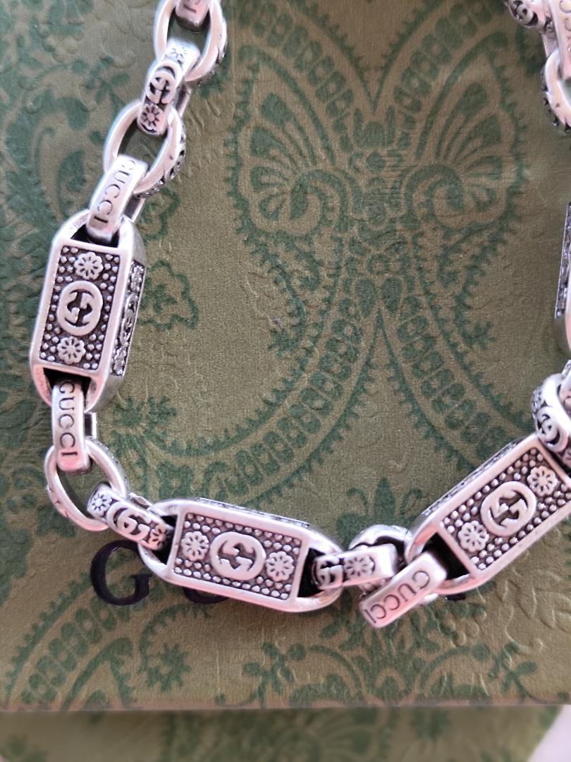 本物　GUCCI　ブレスレット　シルバー