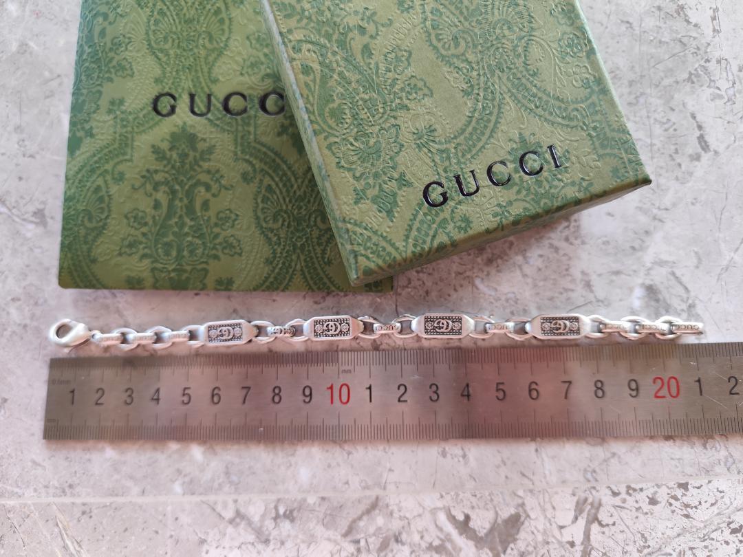 本物　GUCCI　ブレスレット　シルバー