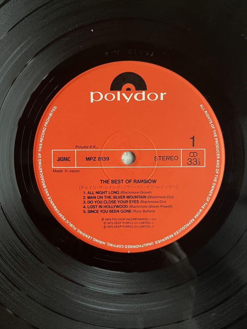 レインボー ザ・ベスト・オブ・レインボー 1980年 LP レコード盤