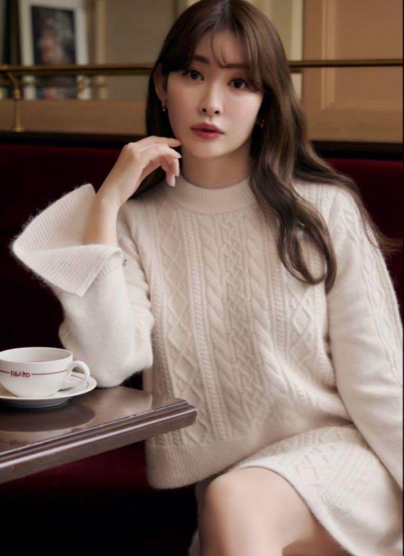 herlipto Wool-Blend Cable Knit Set