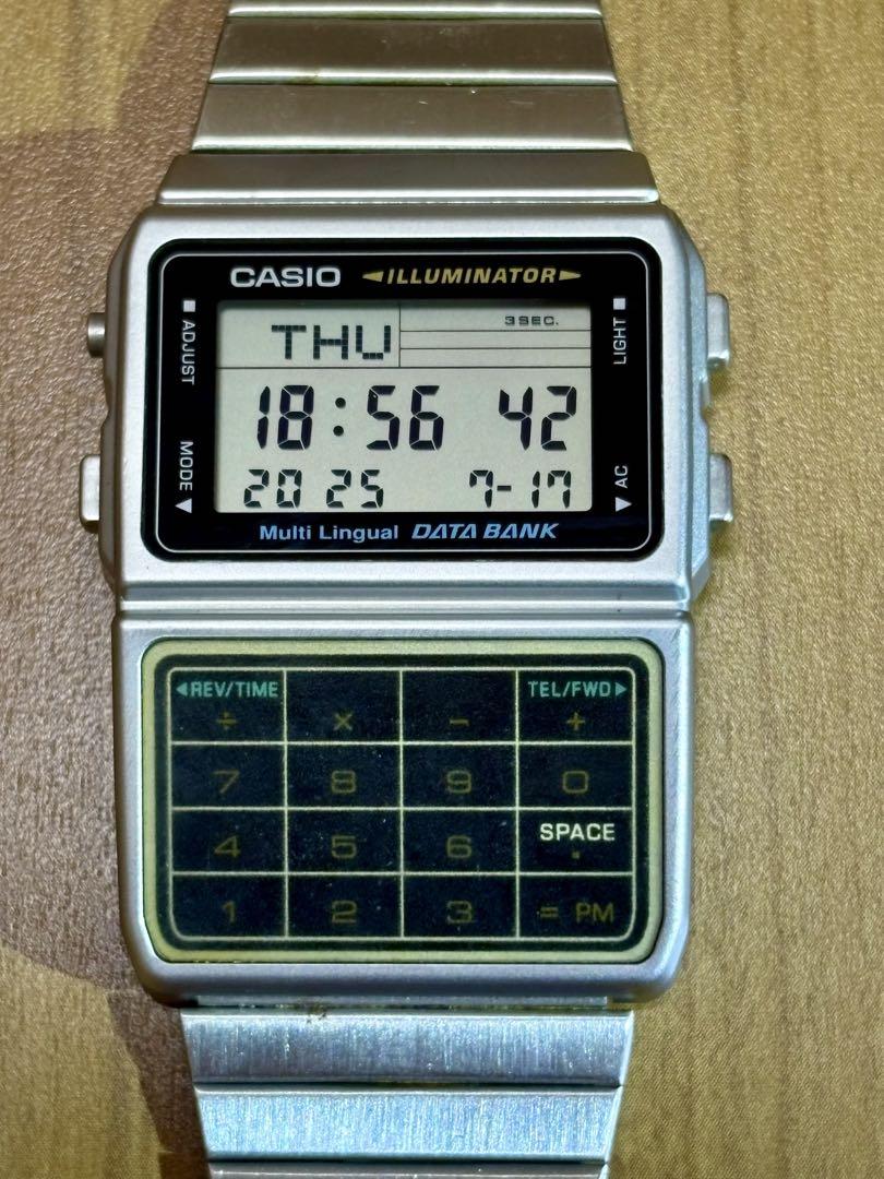 CASIO カシオ データバンクDBCー611 シルバー 電池交換済 - メルカリ