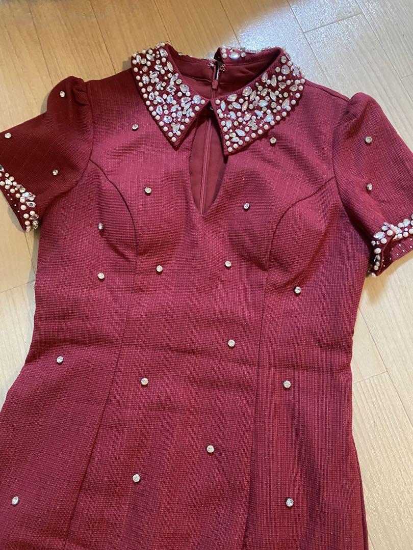 ジュエルズ　キャバドレス　jewels XL 赤 エンジェルアール