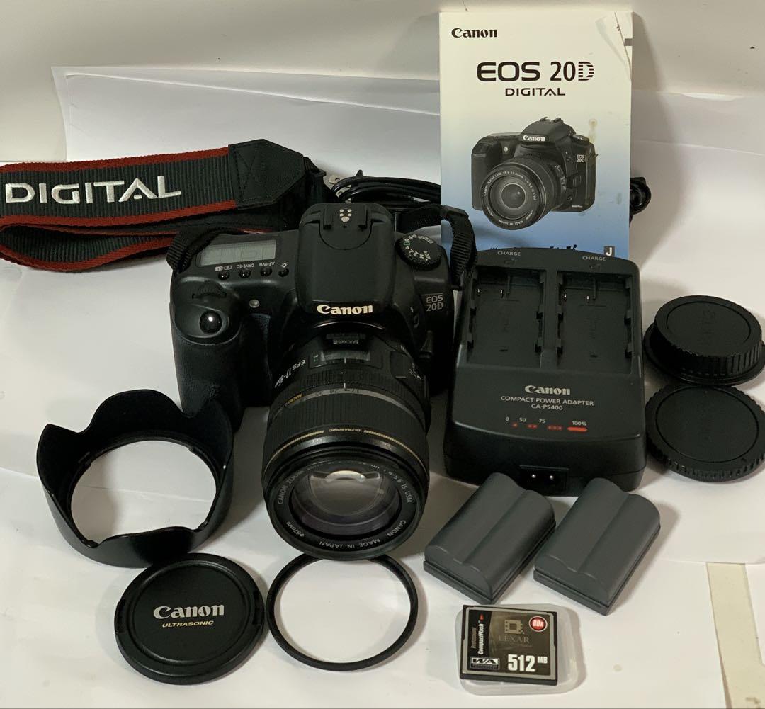 Canon EOS 20Dデジタル一眼➕ EFS17-85mm IS USM Amazon | 一眼レフカメラ 初心者 中古 Canon EOS 20D EF-S17