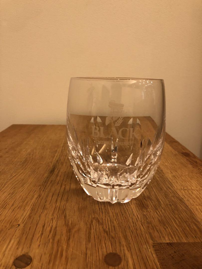 カガミクリスタル　NIKKA WHISKY BLACK ロックグラス 木箱付き