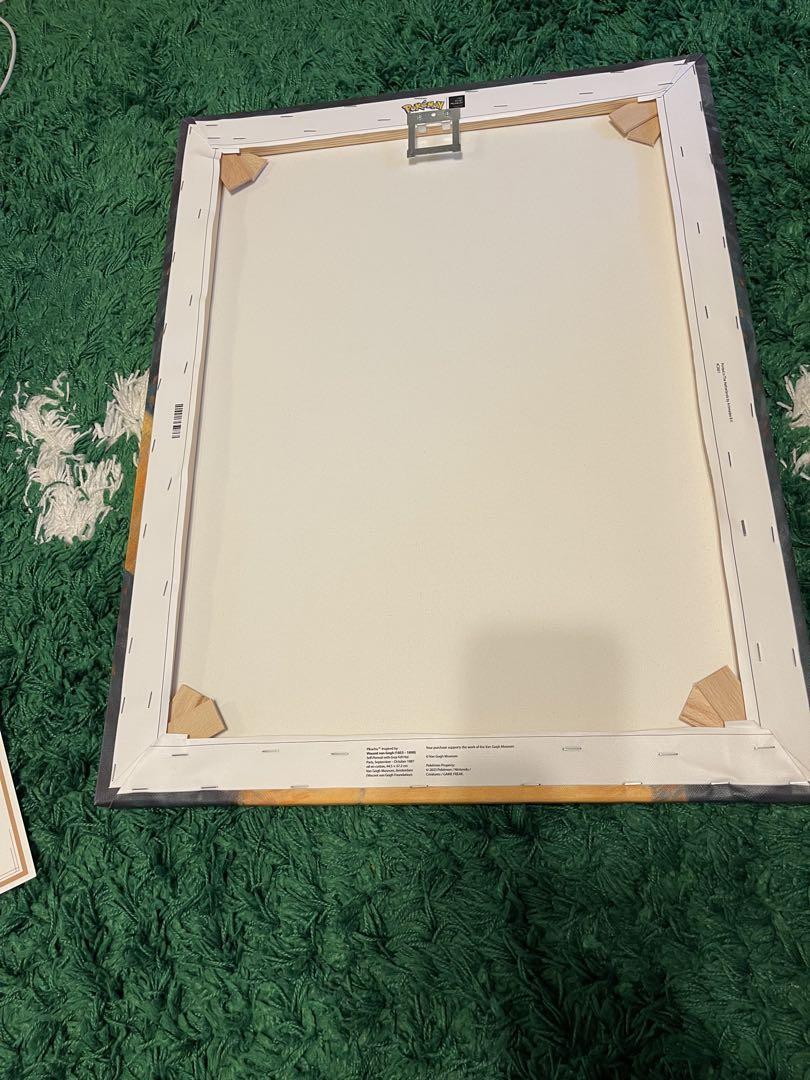 ゴッホピカチュウ　キャンパスアート　Mサイズ　ジグレー　65×50 証明書付き